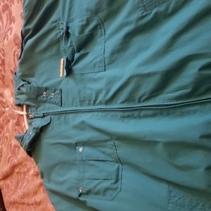 Men jacket  Teal green vintage & clean!